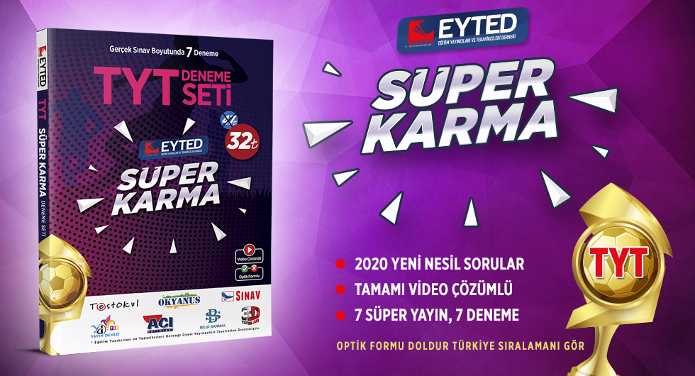 EYTED 2020 SÜPER KARMA DENEME ÇIKTI