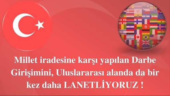 Darbecileri Uluslararası alanda da LANETLİYORUZ !